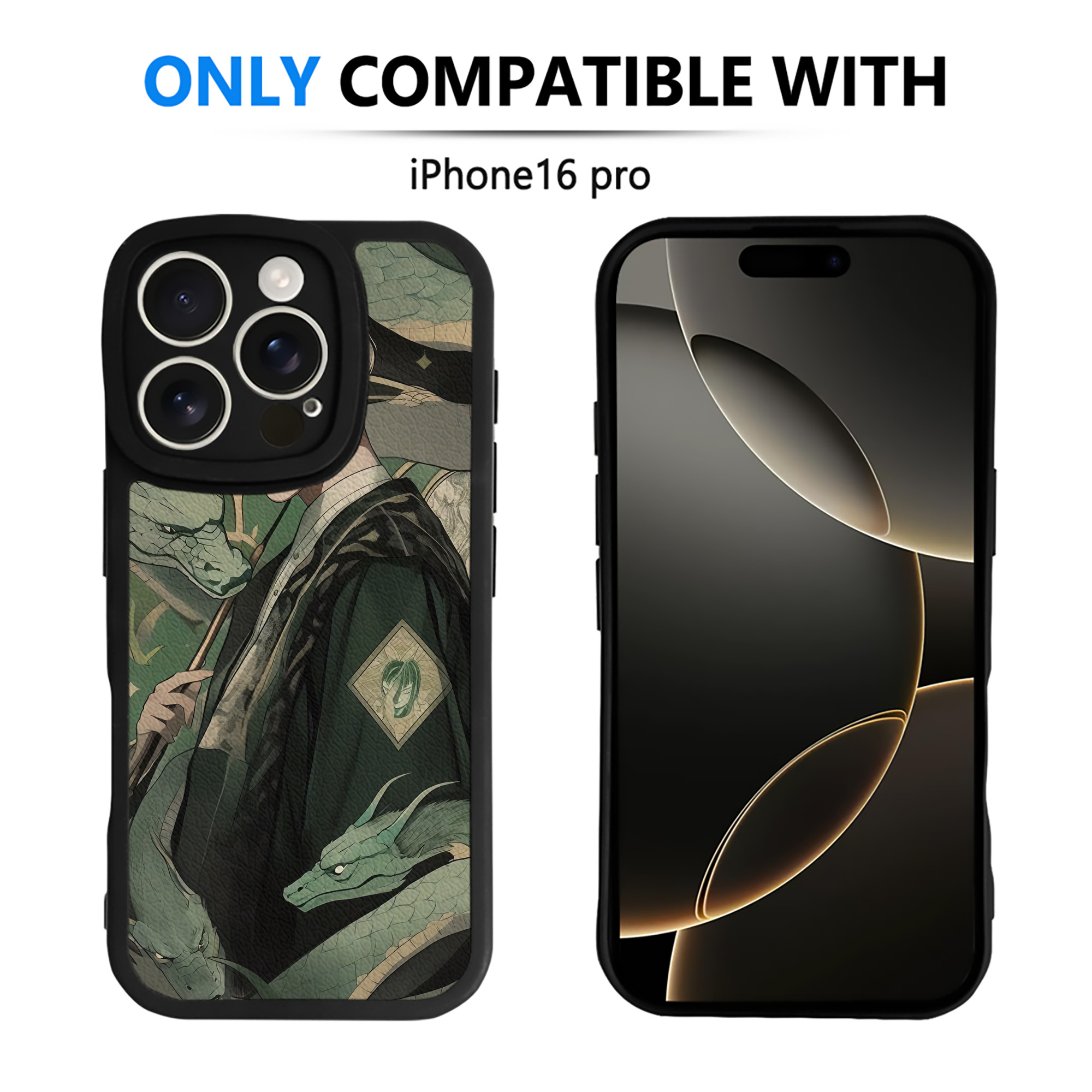 （画像用） Harry Potter ハリー・ポッターシリーズ 【iPhone 16シリーズ対応】シリコンスマホケース（レザー調） 材質：シリコン